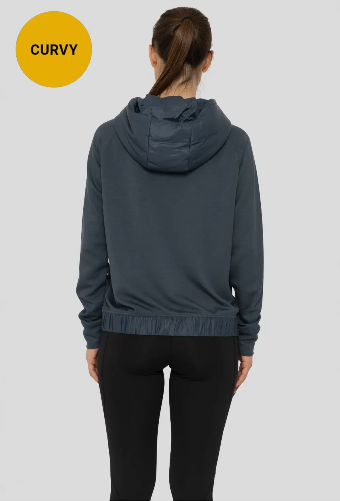 Curvy Pullover Hoodie