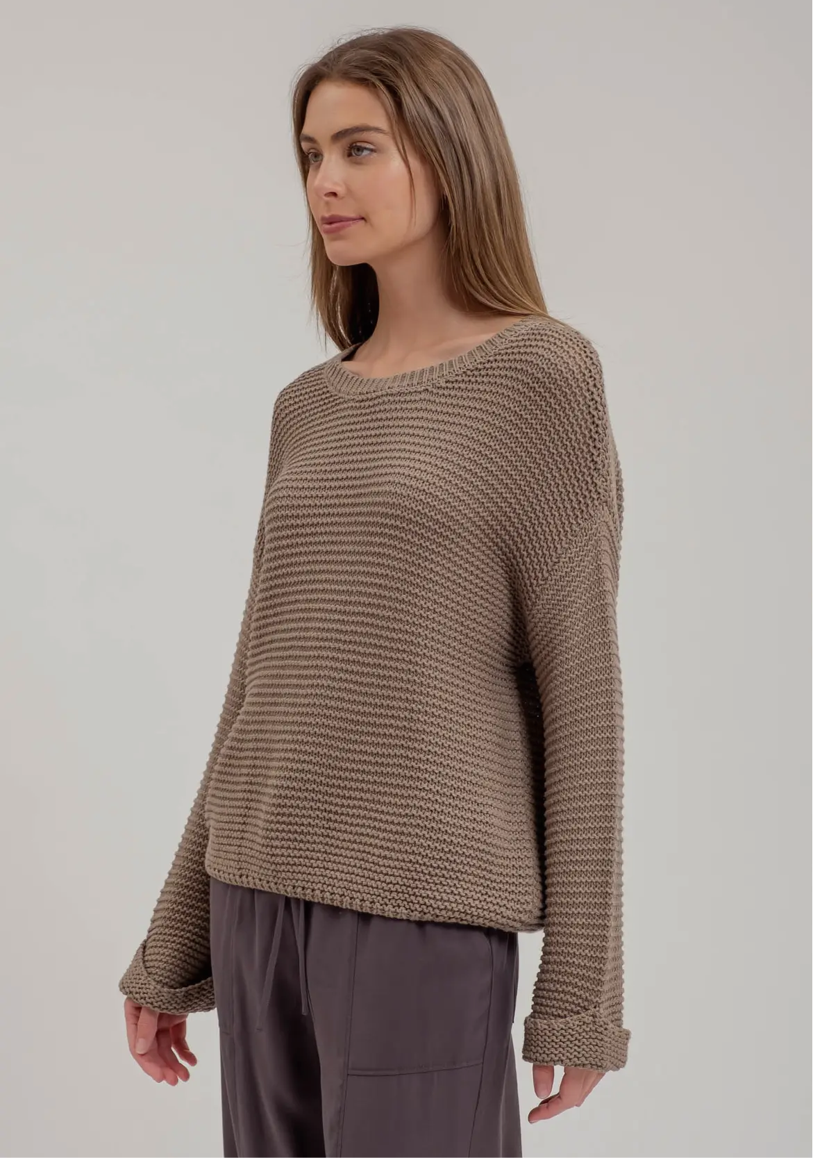 Olive Knit Sweater