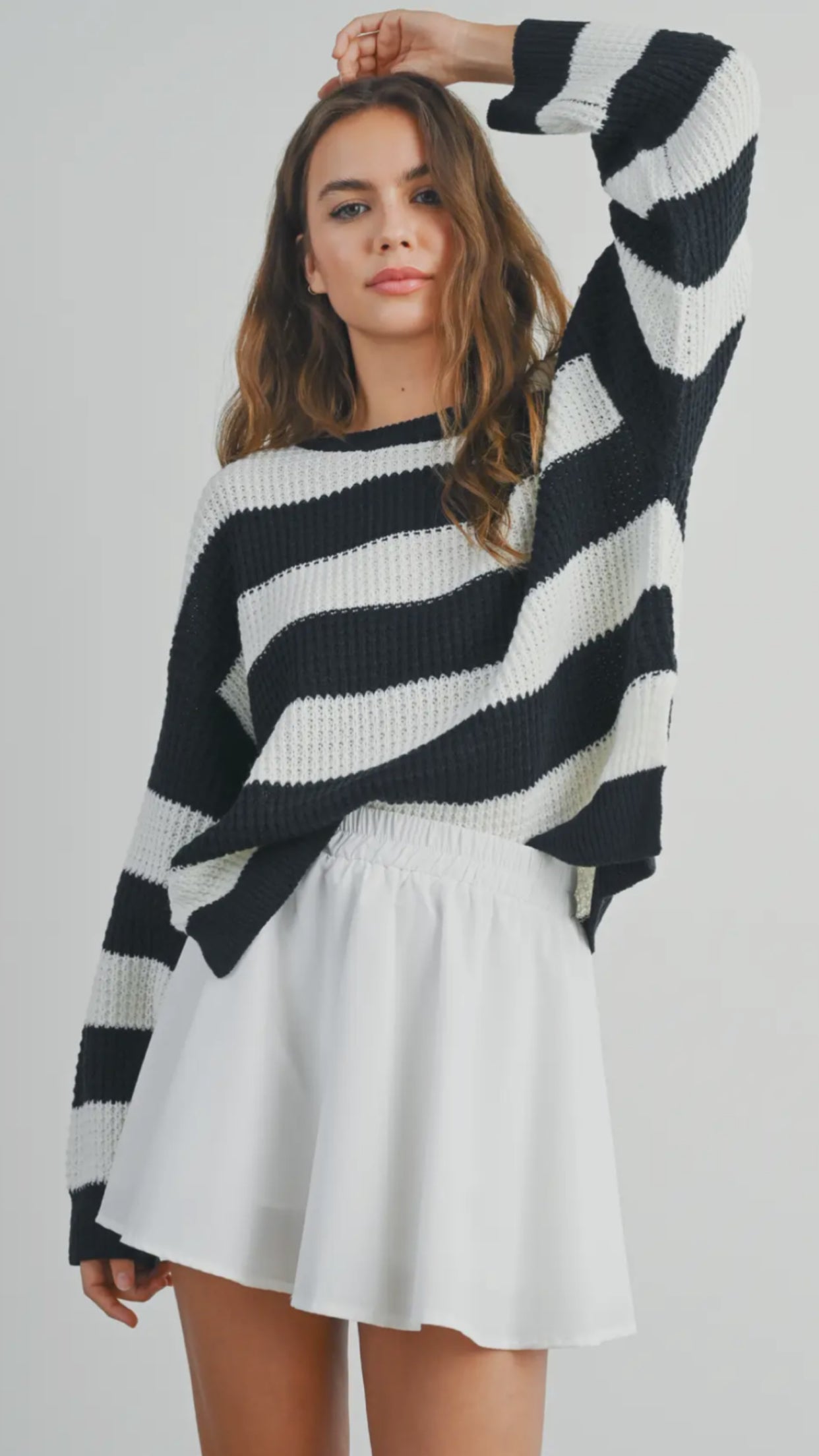 Striped Long Sleeve Sweater