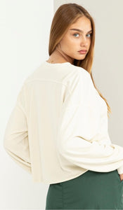 Retreat Cropped Sweatshirt