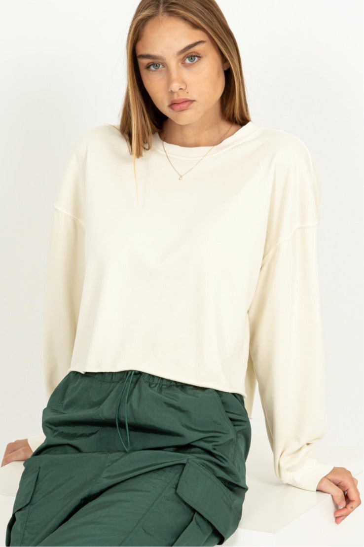 Retreat Cropped Sweatshirt